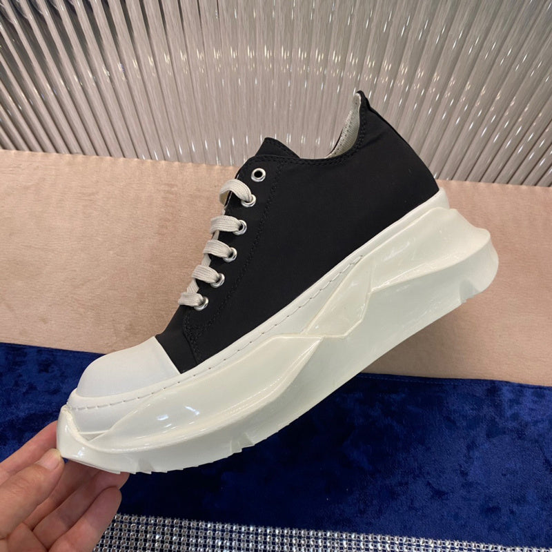 Rick Owens Low-Top Sneakers - Black and White - Phantom Kicks