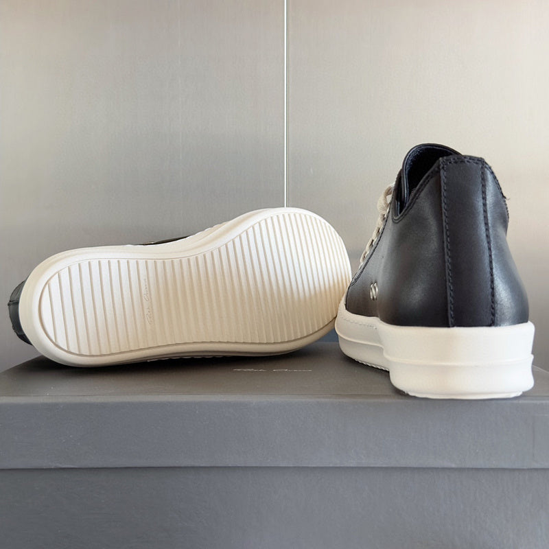 Rick Owens Black Low-Top Sneakers - Phantom Kicks