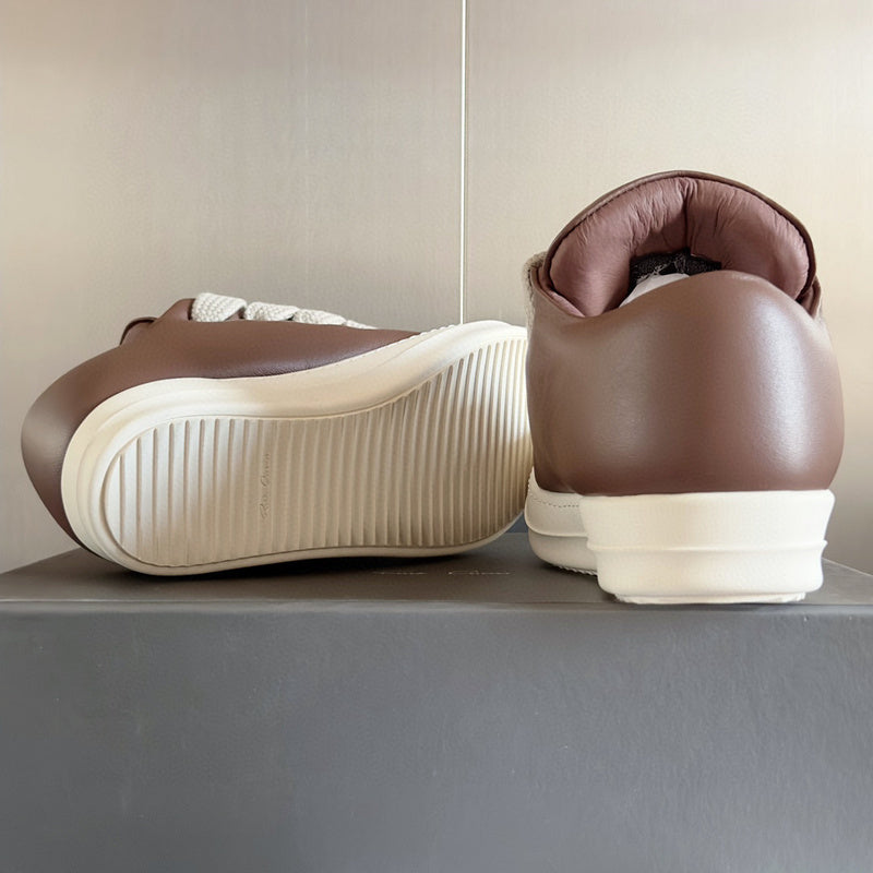 Rick Owens Brown Low-Top Sneakers - Phantom Kicks