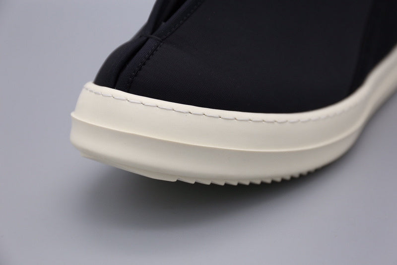 Rick Owens Black Wrap-Around High-Top Sneakers - Phantom Kicks