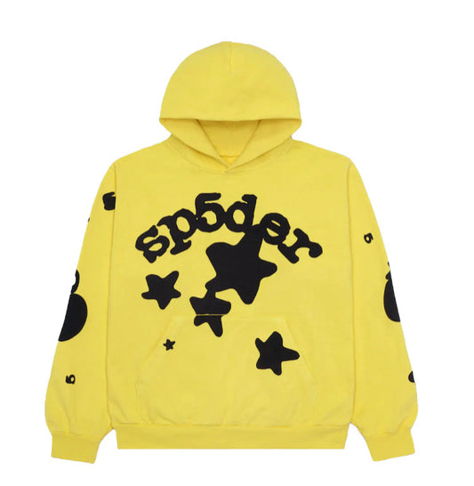SP5DER BELUGA HOODIE GOLD - Phantom Kicks
