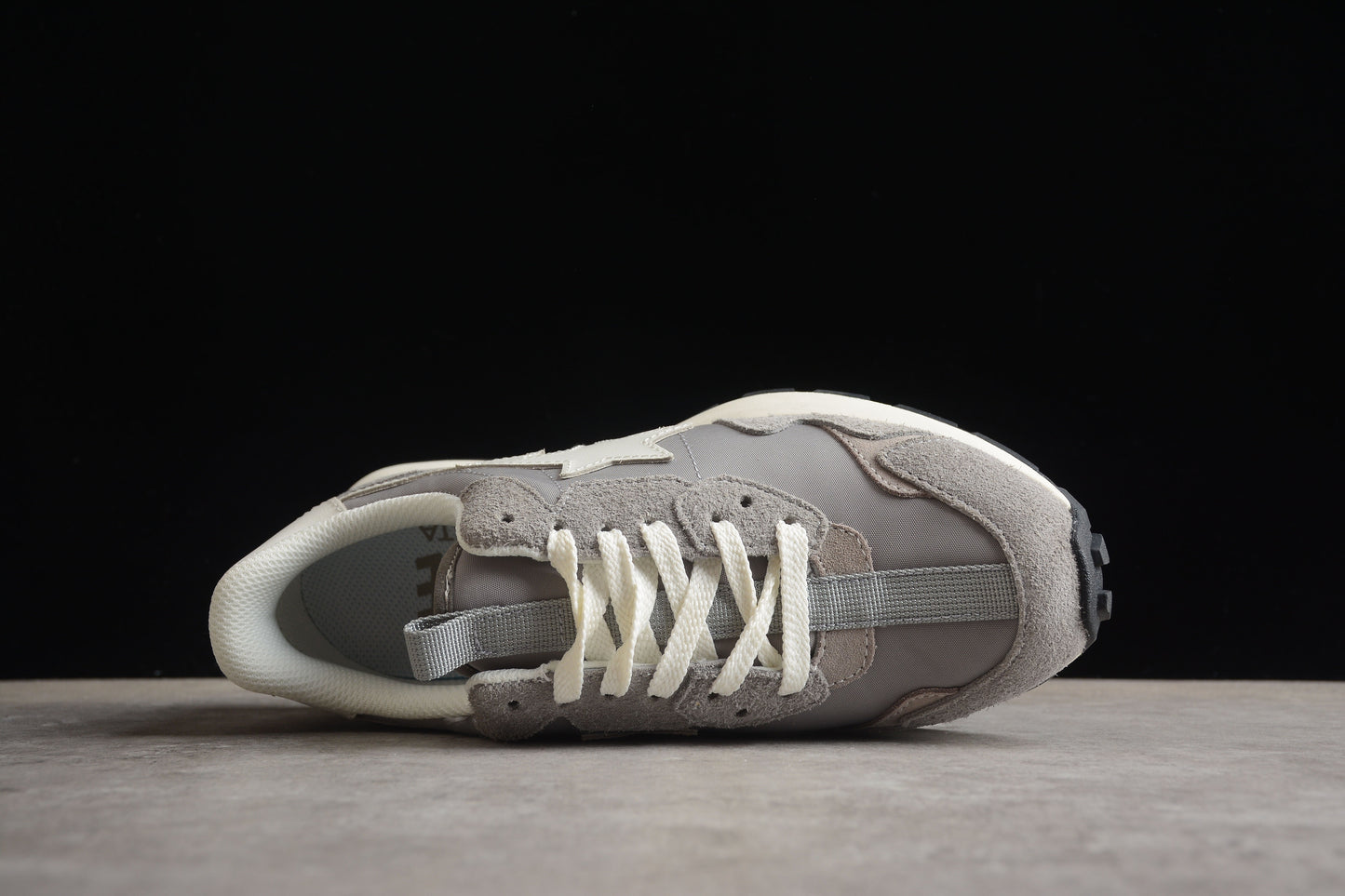 BAPE STA Runner Sneakers in Grey and White - Phantom Kicks