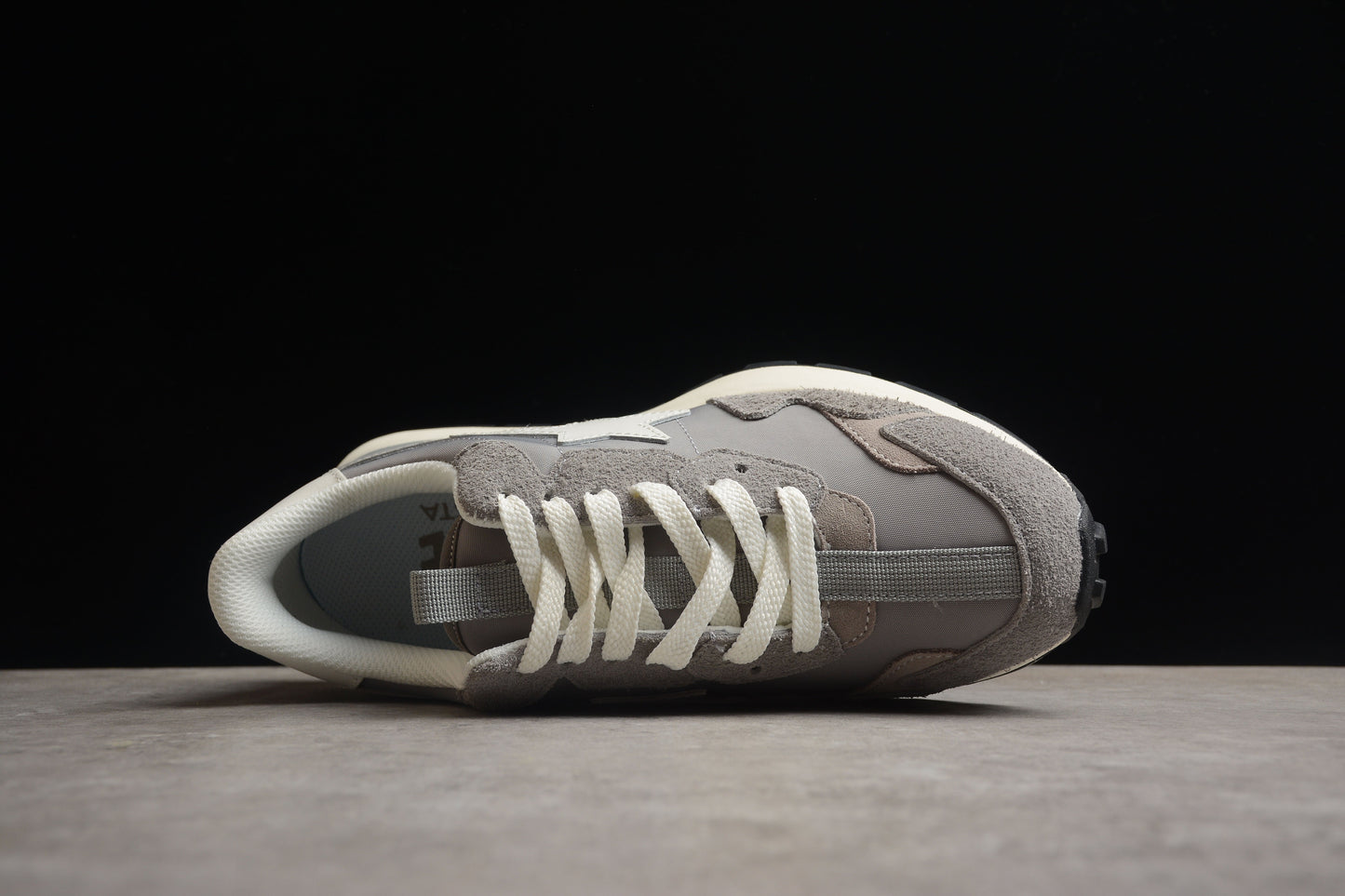 BAPE STA Runner Sneakers in Grey and White - Phantom Kicks