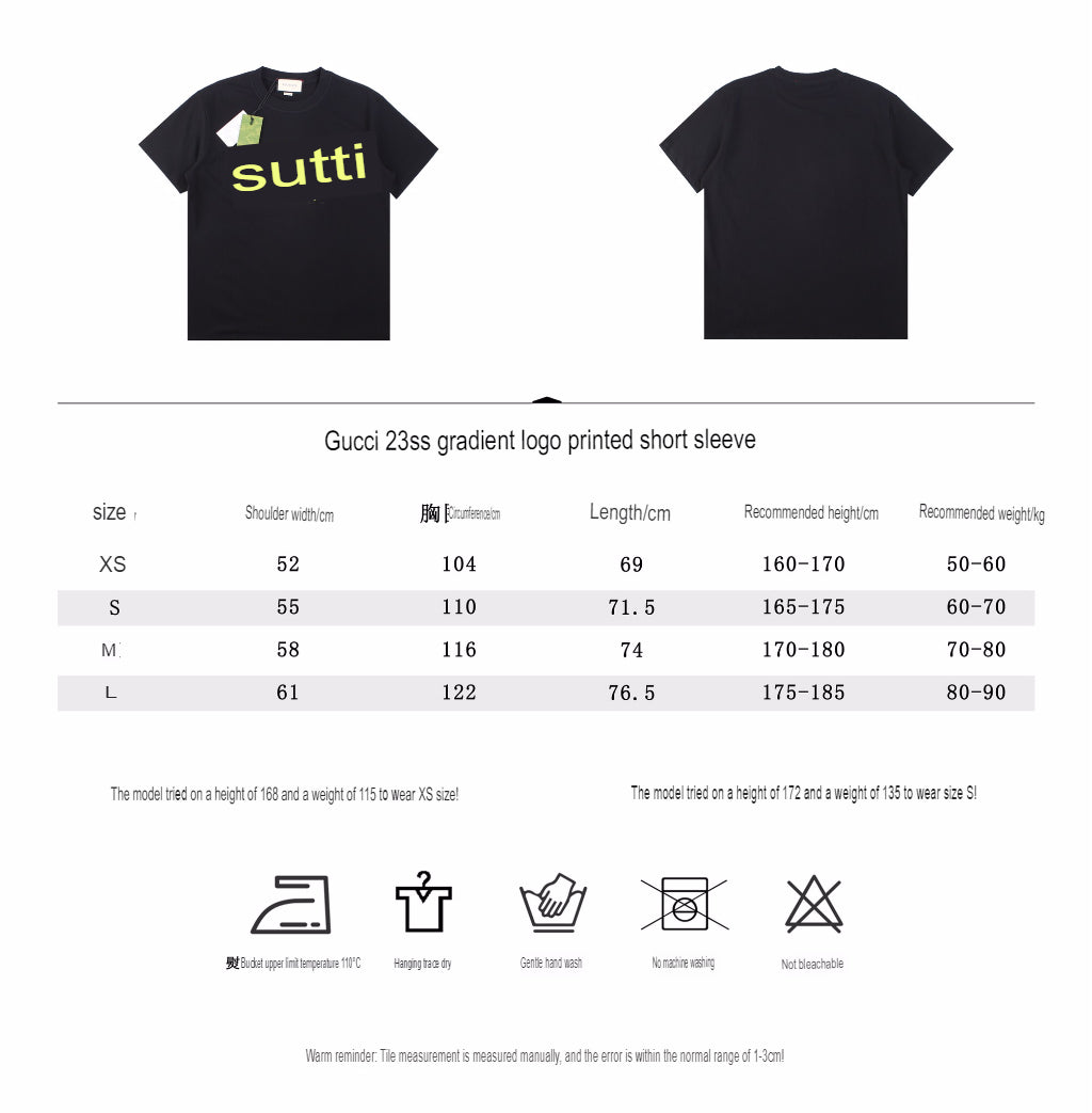 Gucci Lightning Bolt Logo T-Shirt in Black - Phantom Kicks