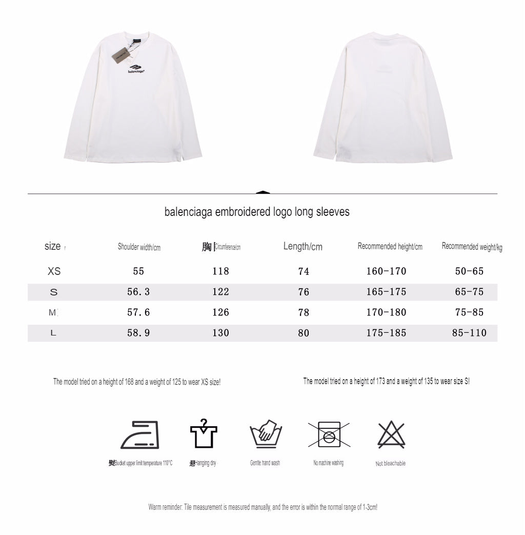 Balenciaga Long Sleeve T-Shirt - Phantom Kicks