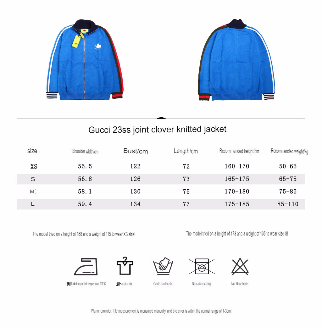 Gucci x Adidas Blue Track Jacket - Phantom Kicks