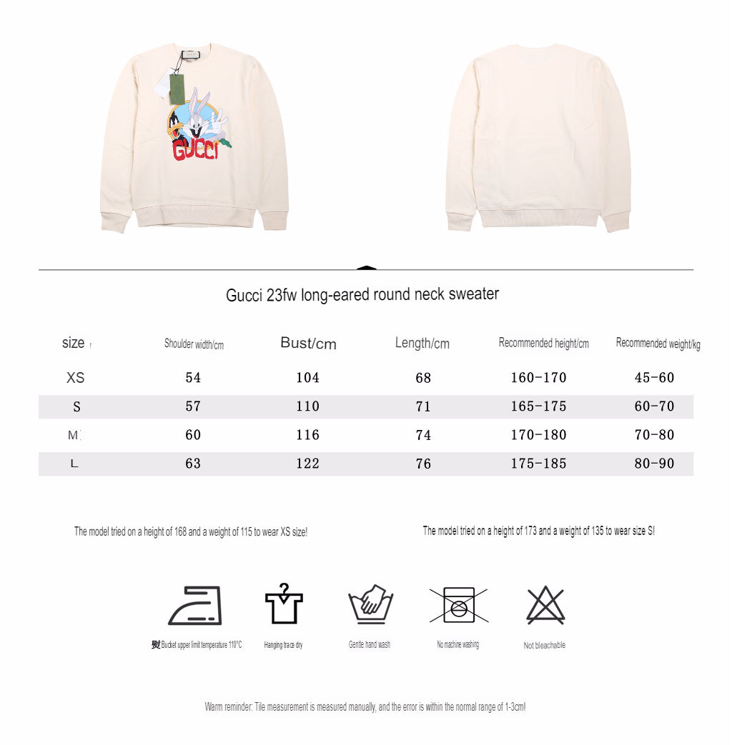 Gucci Bugs Bunny Sweatshirt - White - Phantom Kicks