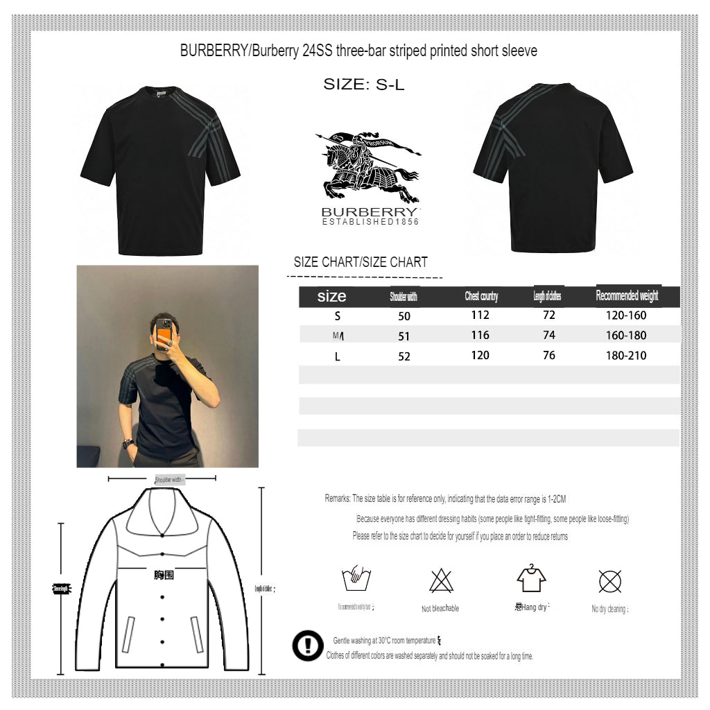 Burberry Black Check Pattern T-Shirt - Phantom Kicks