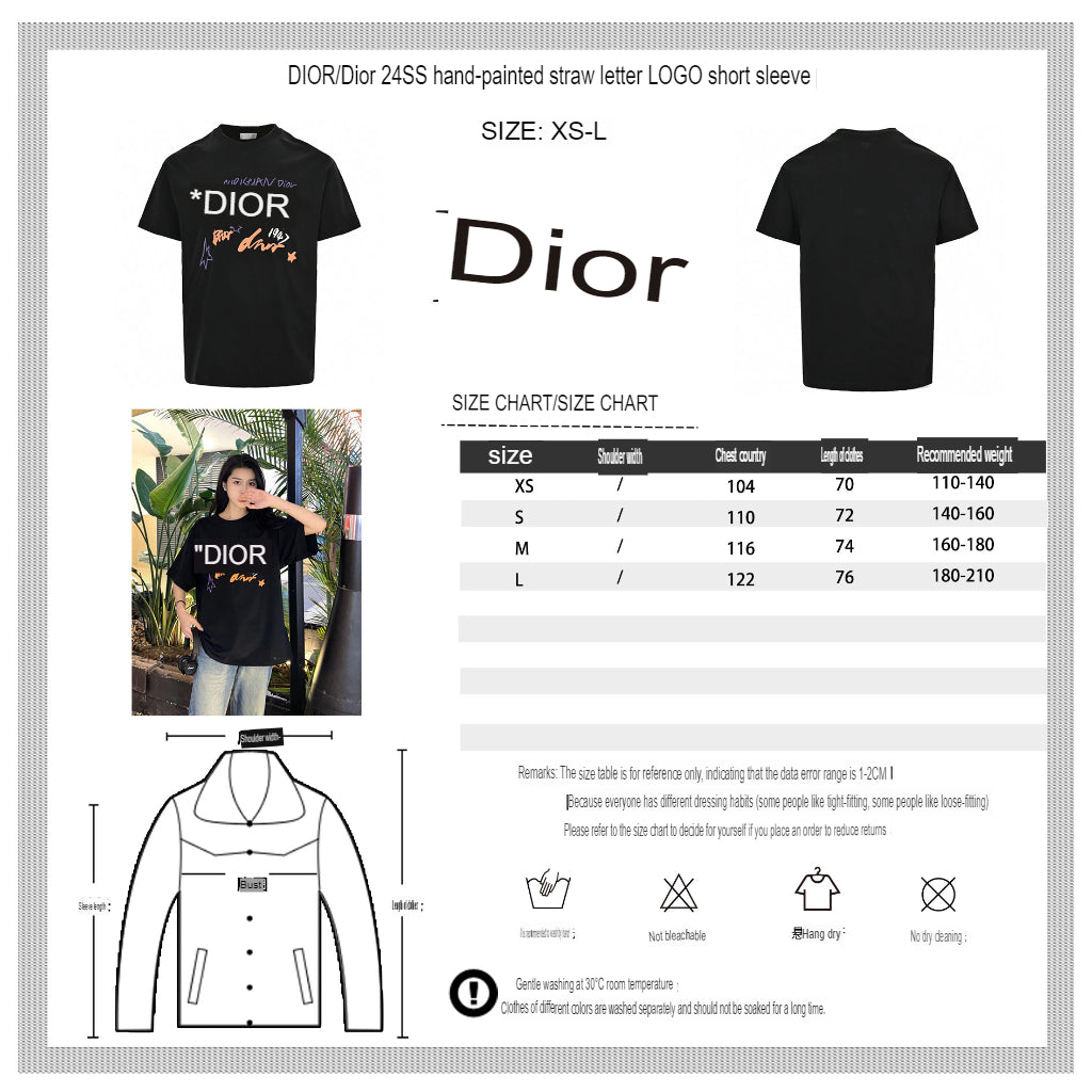 Dior Christian Dior Graphic Black T-Shirt - Phantom Kicks
