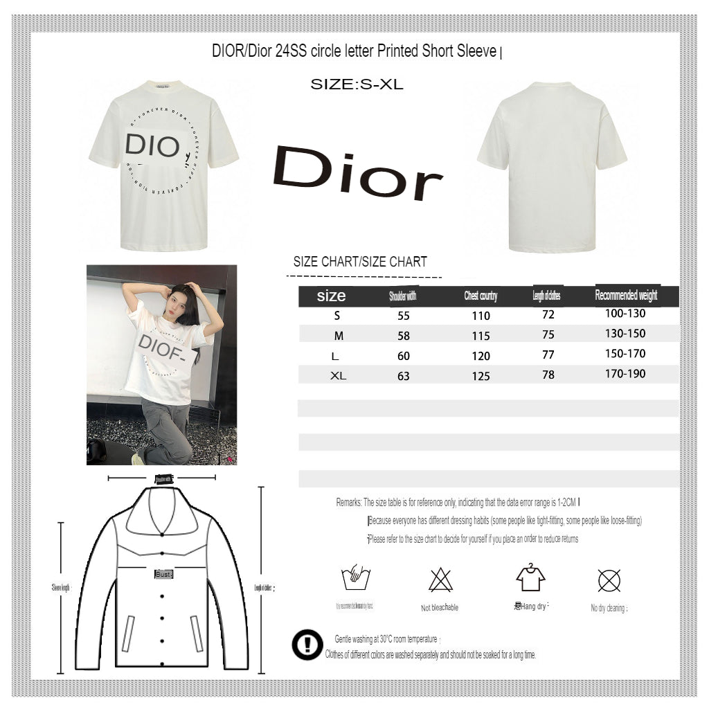 Dior "Forever Dior" T-Shirt (White) - Phantom Kicks