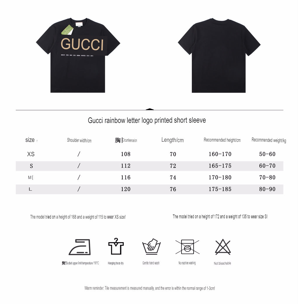 Gucci Cities Block Letter T-Shirt - Phantom Kicks