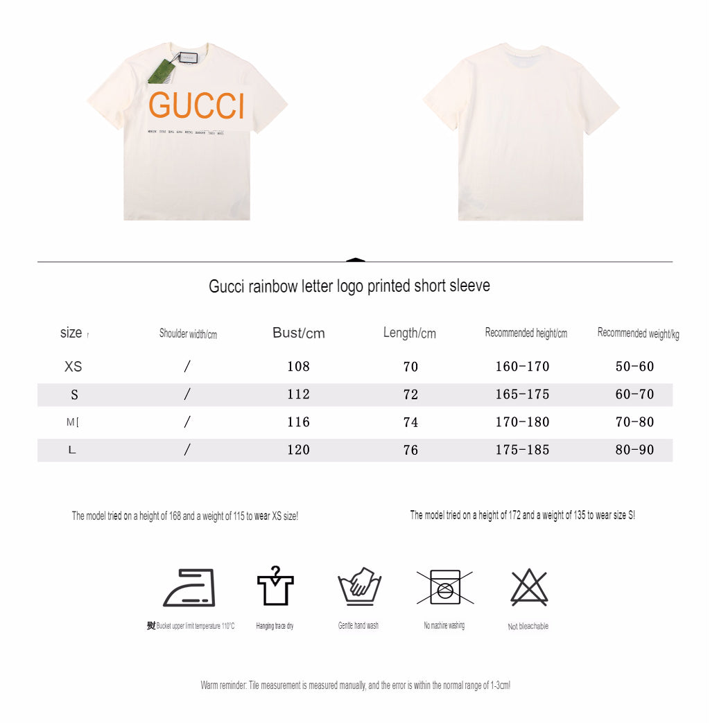 Gucci Cities Block Letter T-Shirt - White - Phantom Kicks