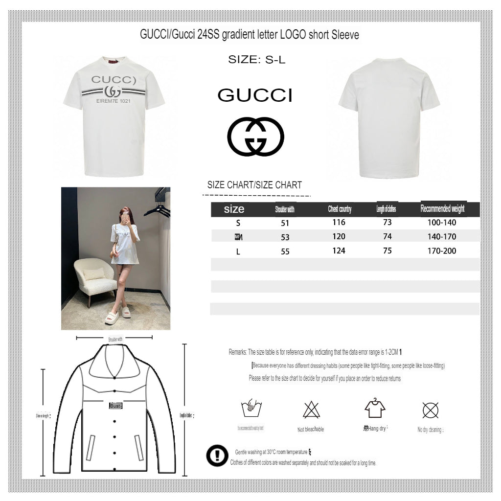 Gucci White T-Shirt with Firenze 1921 Logo - Phantom Kicks