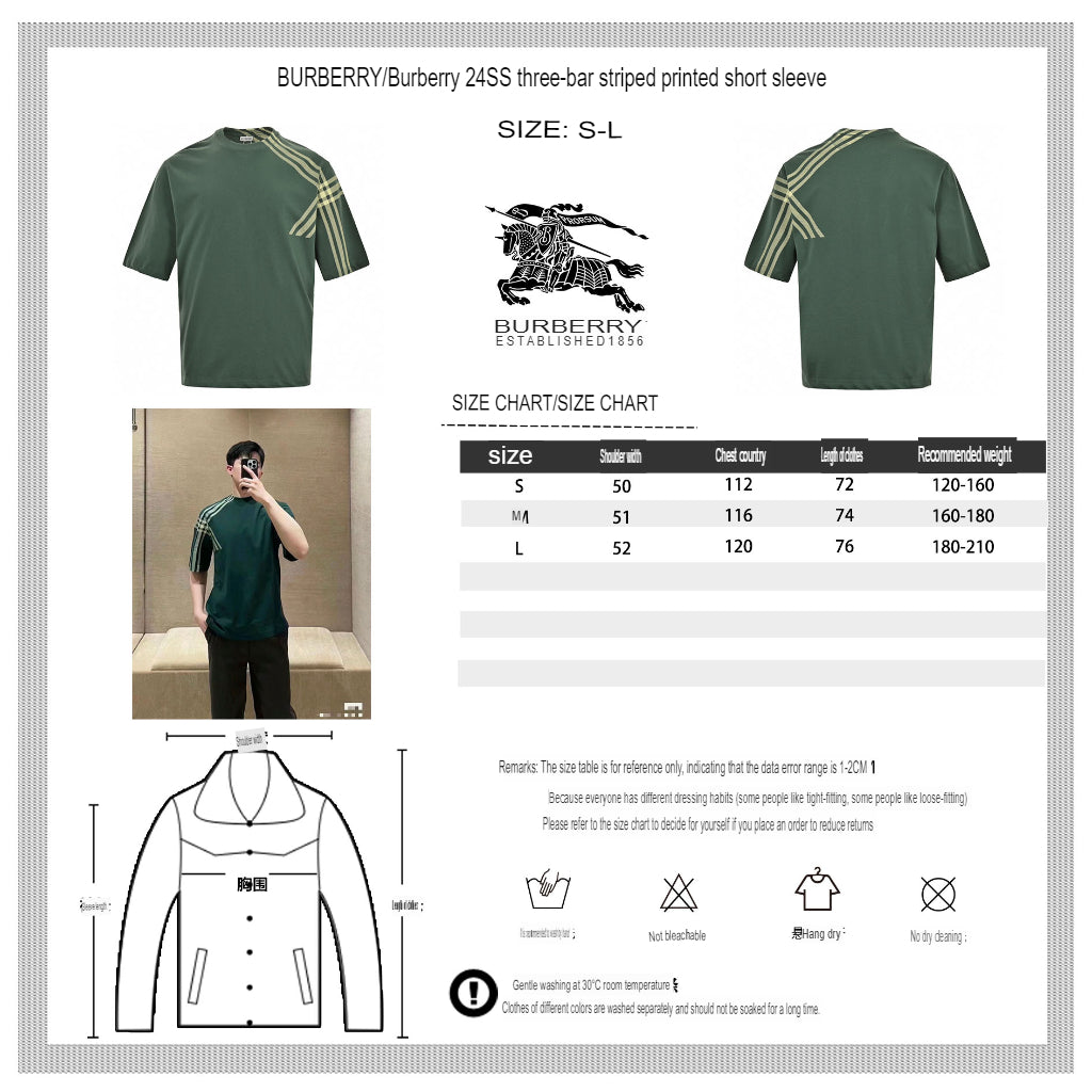 Burberry Green Check Pattern T-Shirt - Phantom Kicks