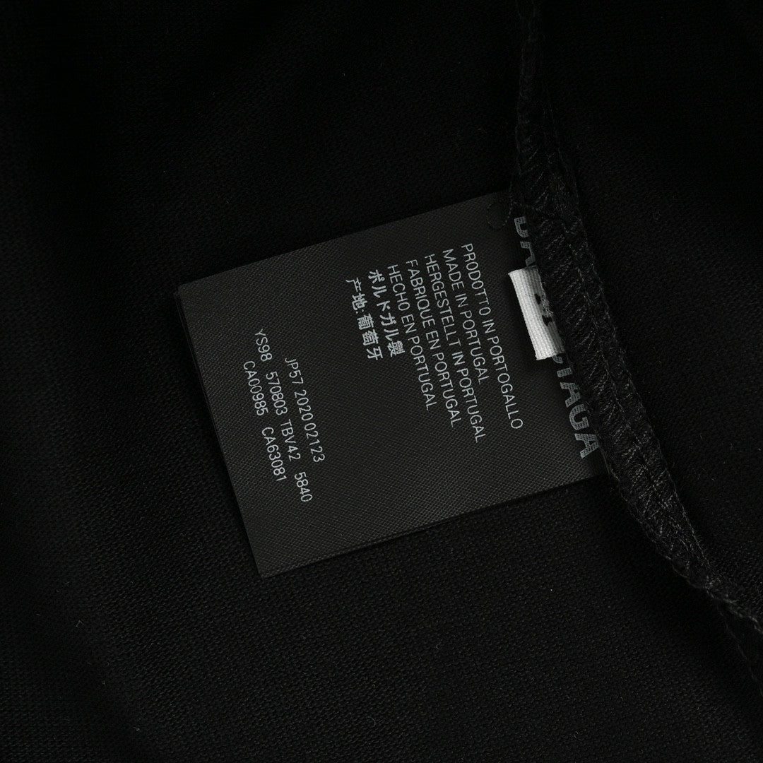 Balenciaga Save the Date Black T-Shirt - Phantom Kicks