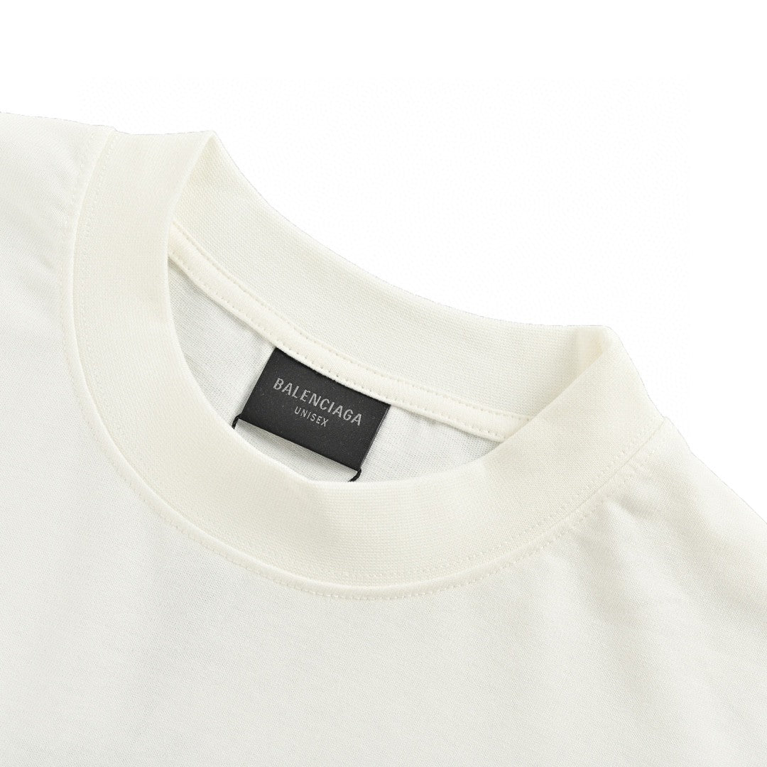 Balenciaga T-Shirt - Overlapping Logo - Phantom Kicks