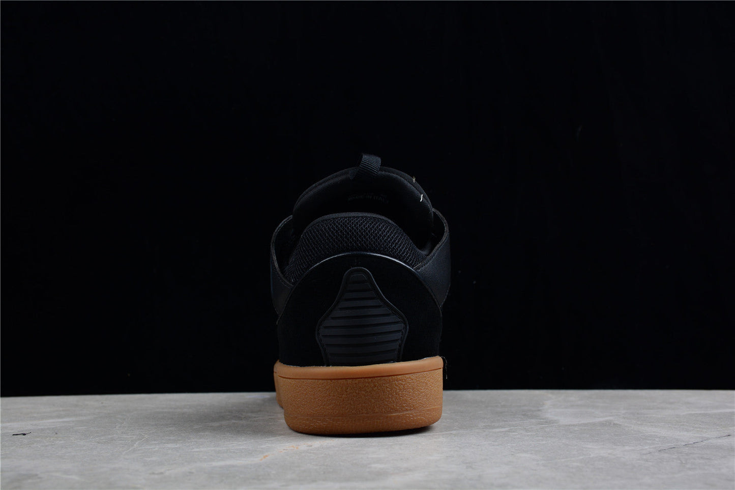 Lanvin Black and Gum Sole Sneaker - Phantom Kicks