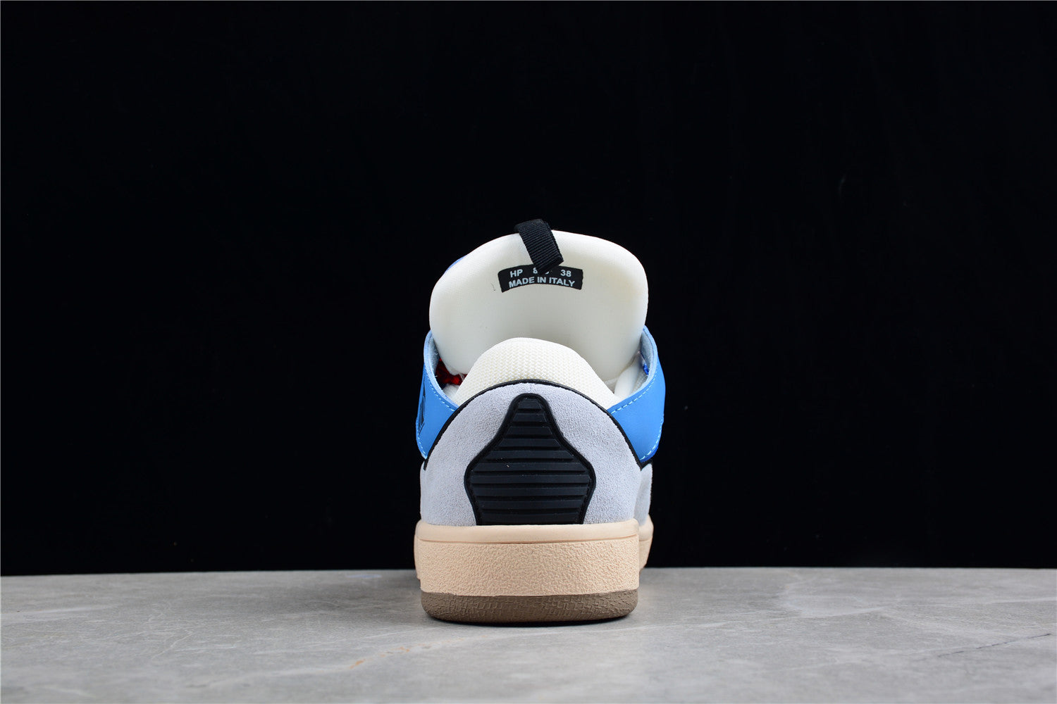 Lanvin Blue and Red Lace Sneakers - Phantom Kicks