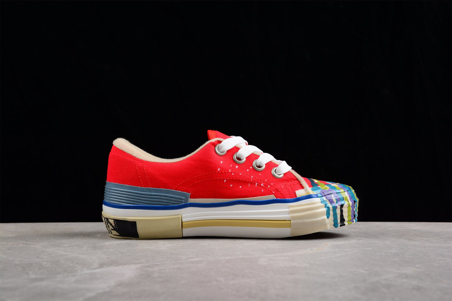 Vibrant Canvas Low Top Sneakers - Phantom Kicks