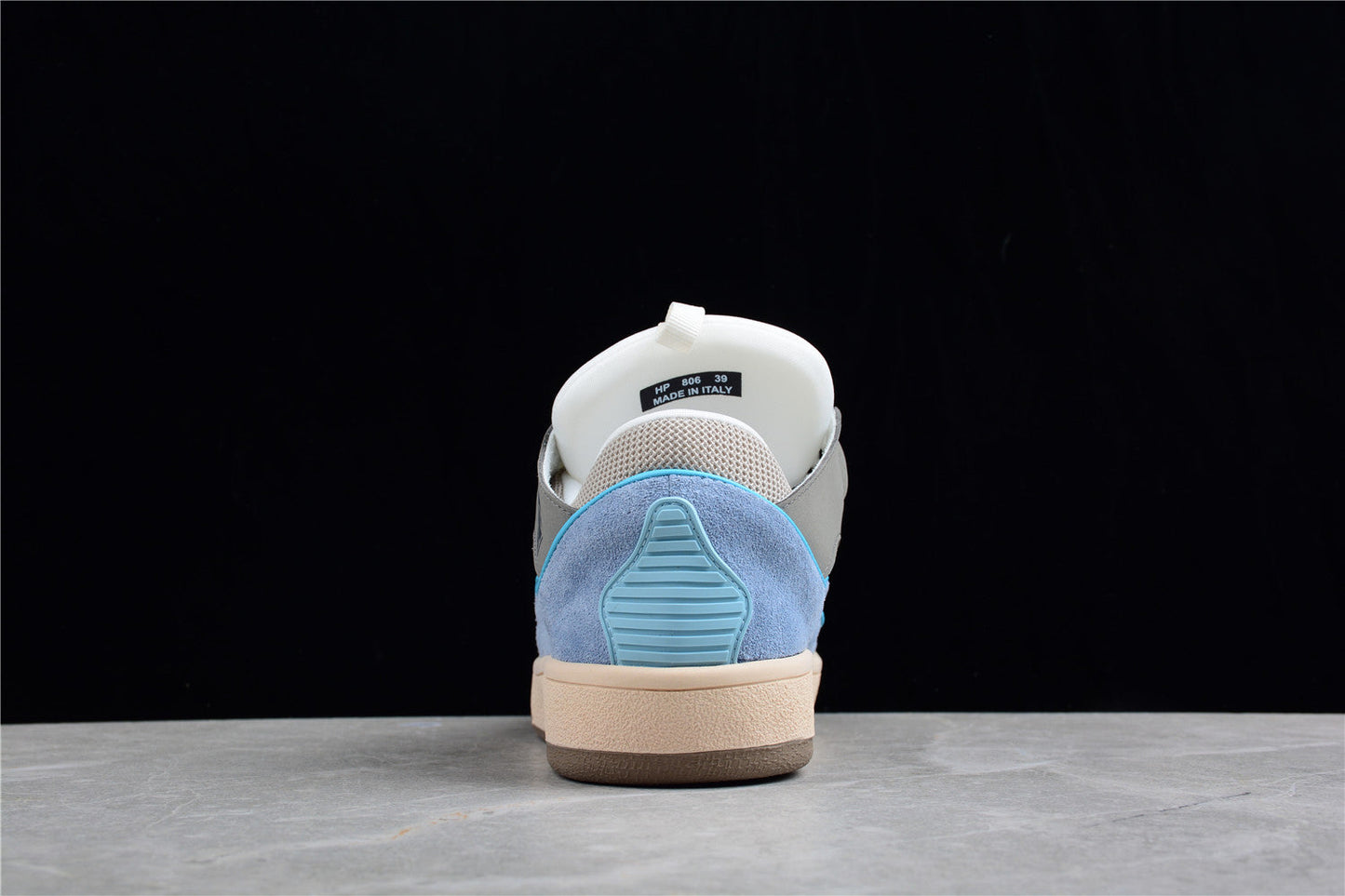 Lanvin Grey and Blue Sneakers - Phantom Kicks