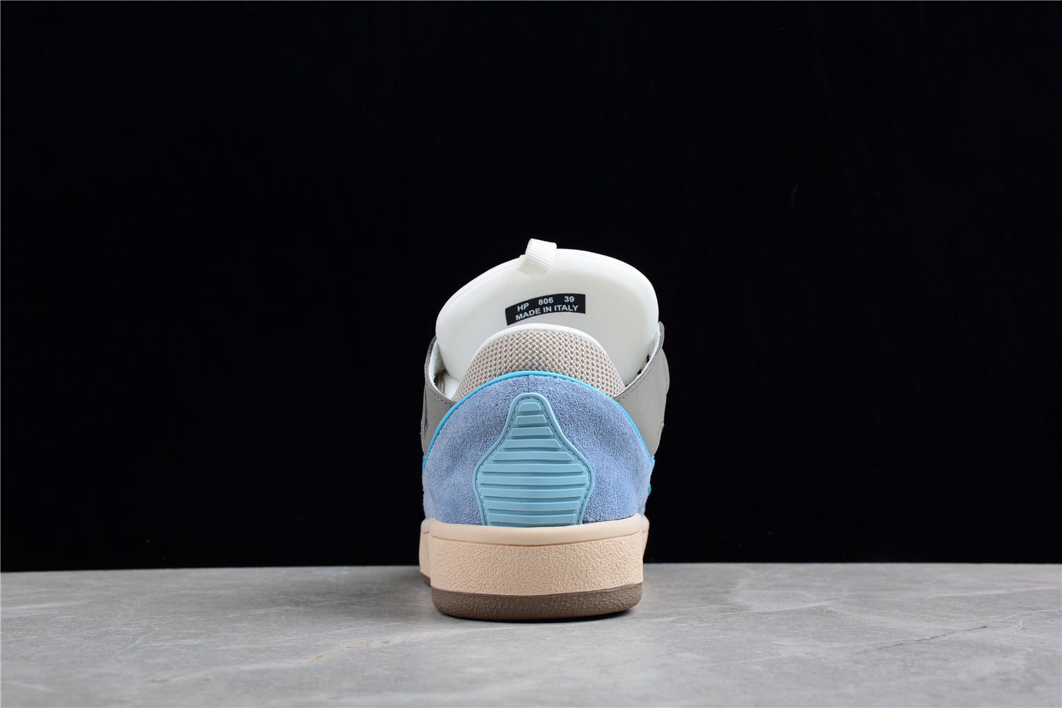 Lanvin Grey and Blue Sneakers - Phantom Kicks