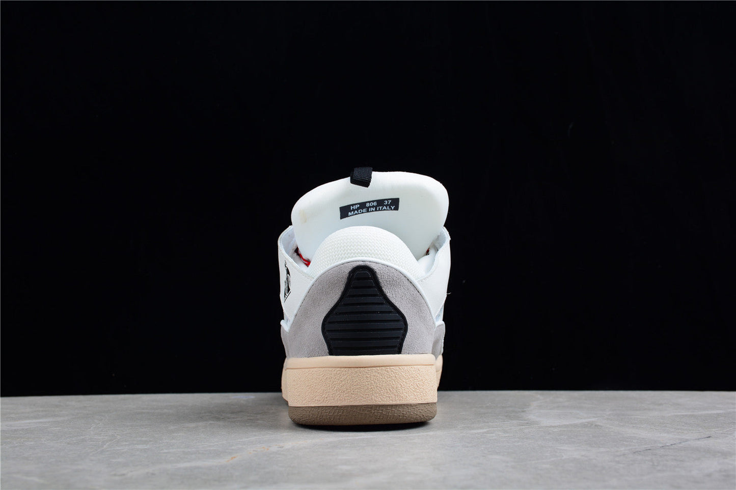 Lanvin White and Grey Sneakers - Phantom Kicks