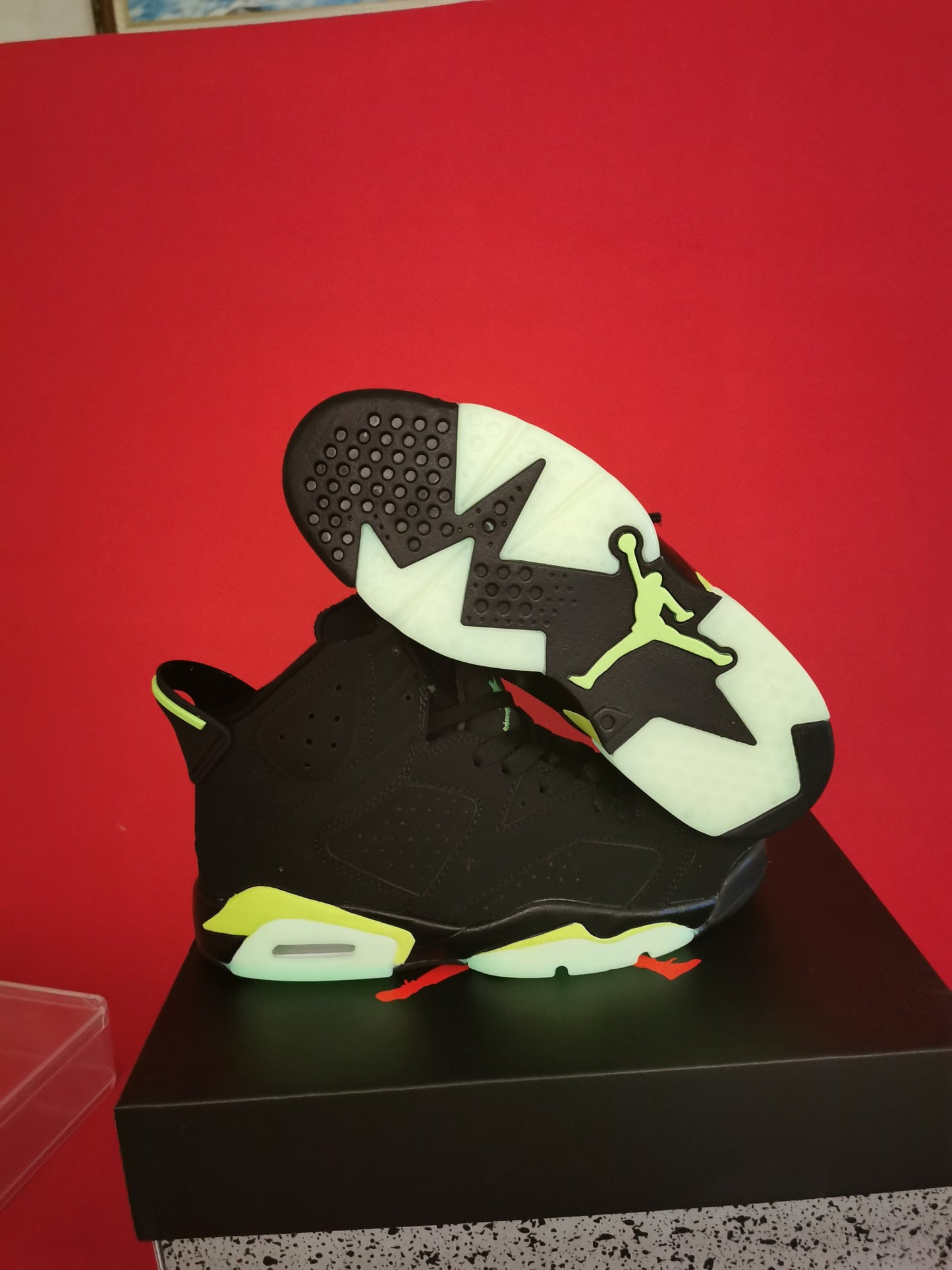Jordan 6 Black and green - Phantom Kicks