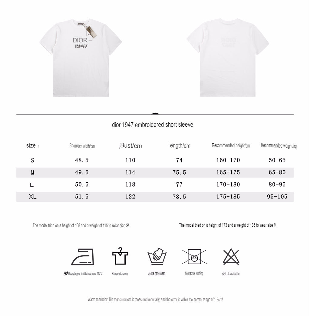 Dior 1947 T-Shirt - White - Phantom Kicks