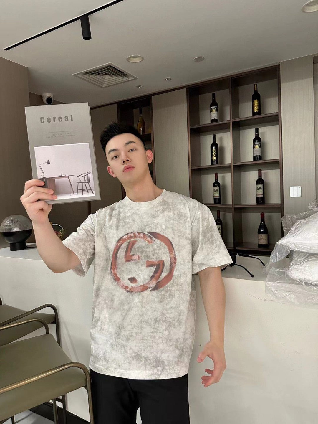 Gucci Distressed Logo T-Shirt - Phantom Kicks
