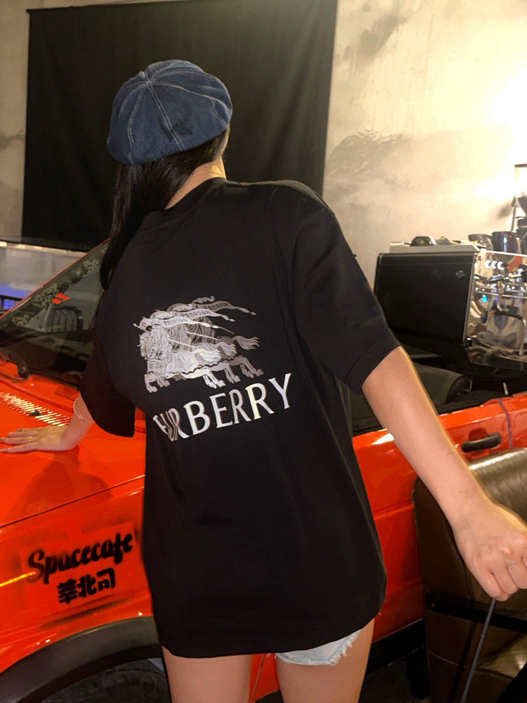 Burberry Knight Motion Logo Black T-Shirt - Phantom Kicks