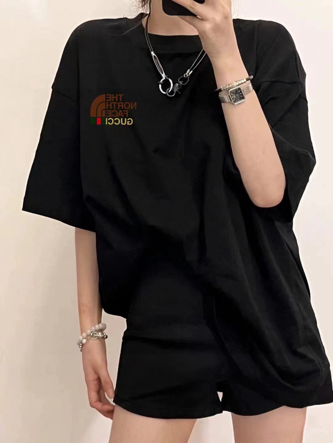 The North Face x Gucci Nature Print T-Shirt (Black) - Phantom Kicks