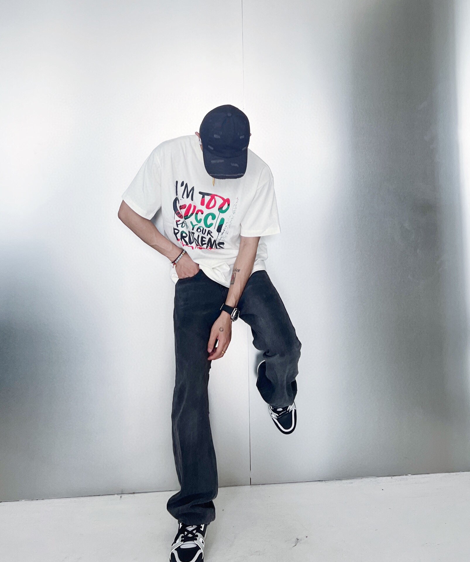 Gucci 'I'm Too Gucci for Your Problems' T-Shirt - Phantom Kicks