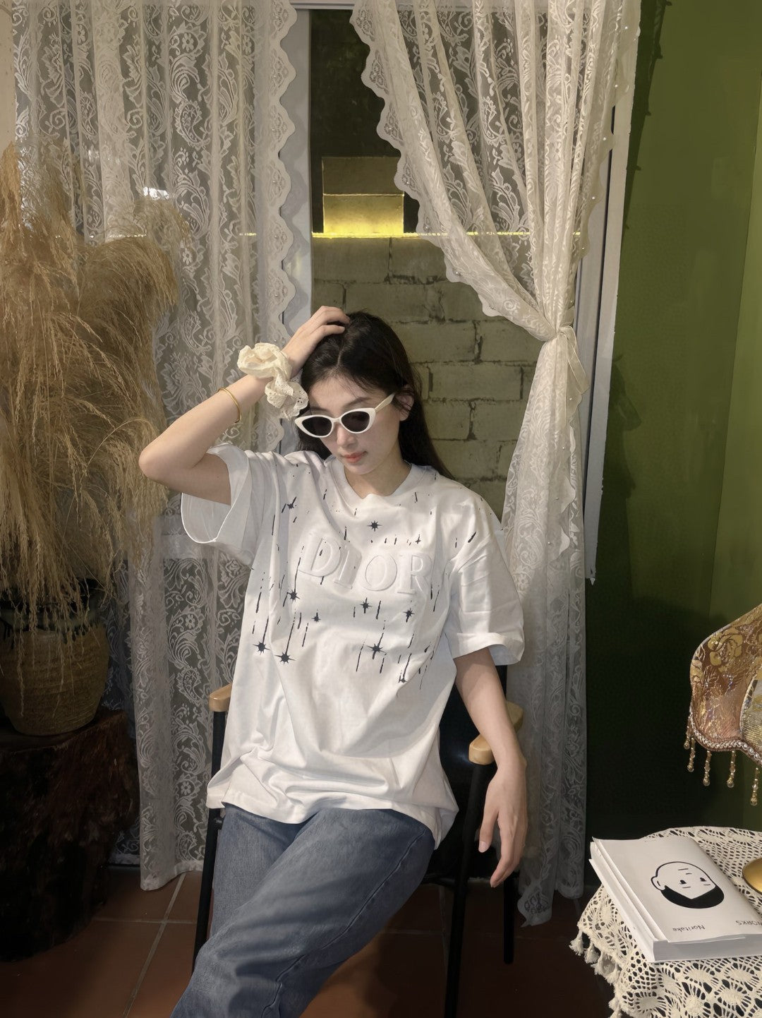 Dior Starry Sky T-Shirt in White - Phantom Kicks