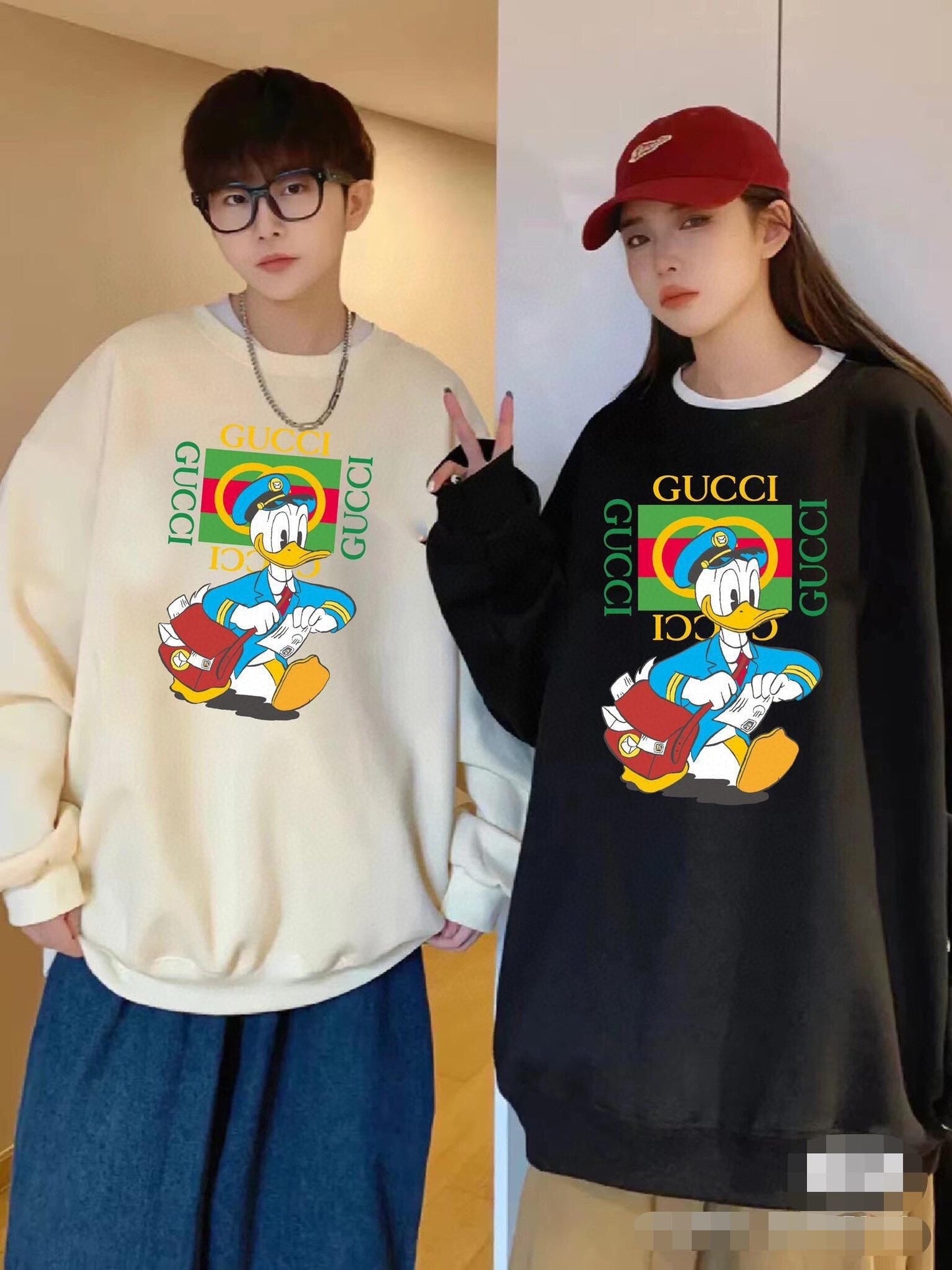 Gucci Donald Duck Sweatshirt - Cream - Phantom Kicks