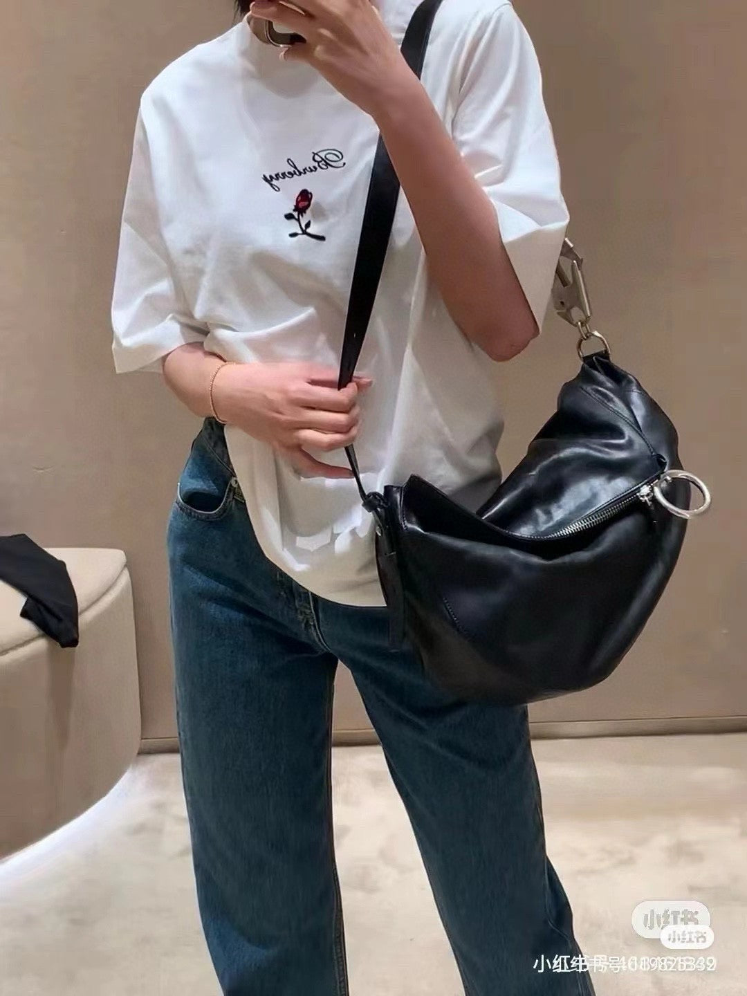 Burberry Rose Logo T-Shirt (White) - Phantom Kicks