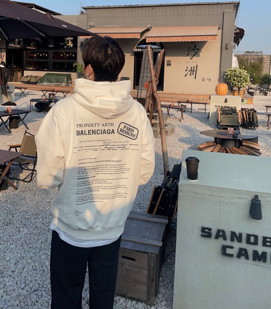 Balenciaga Paris Team Hoodie - Phantom Kicks