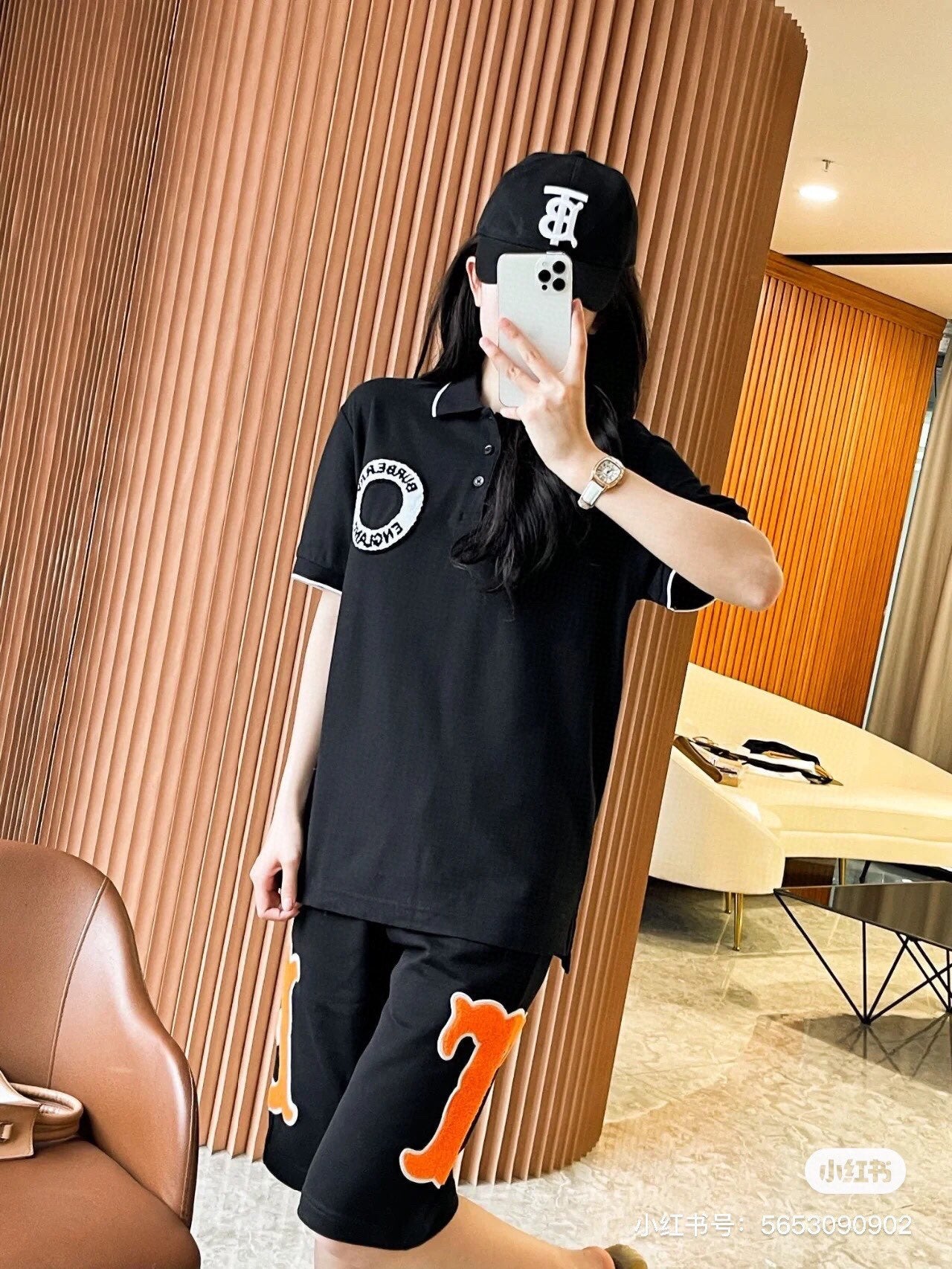 Burberry England Logo Polo Shirt - Black - Phantom Kicks