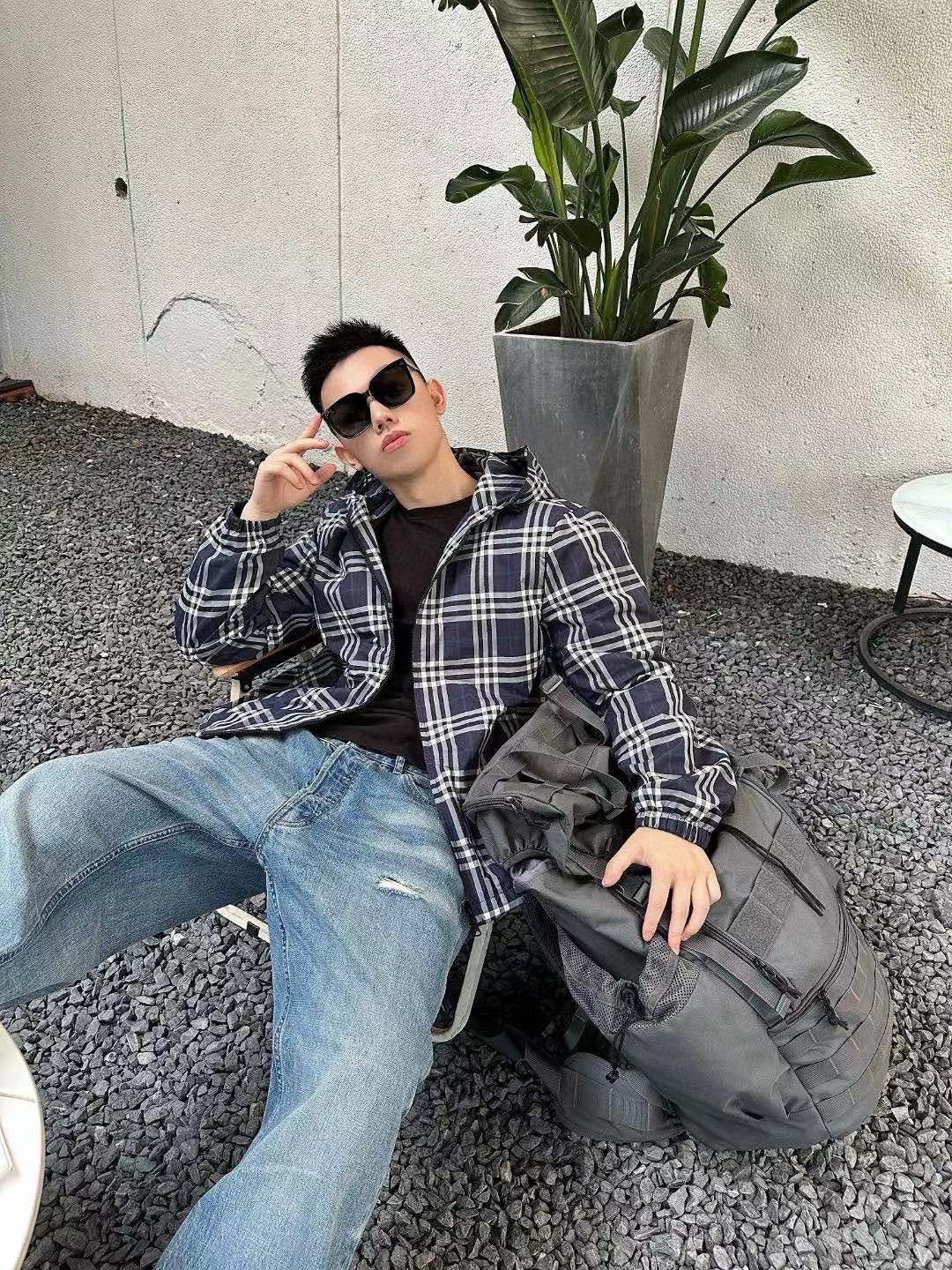 Burberry Checkered Hooded Jacket - Phantom Kicks