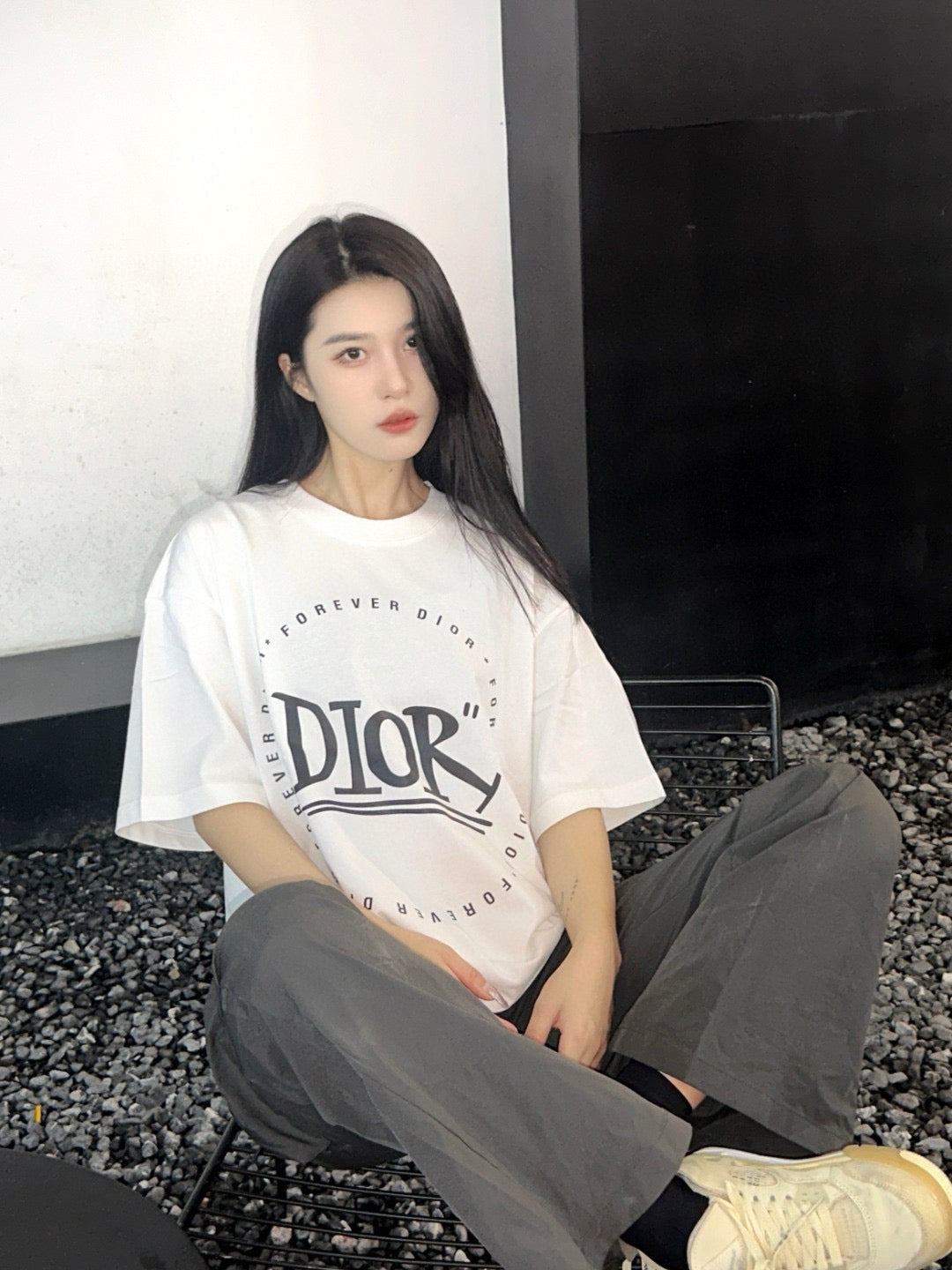 Dior "Forever Dior" T-Shirt (White) - Phantom Kicks