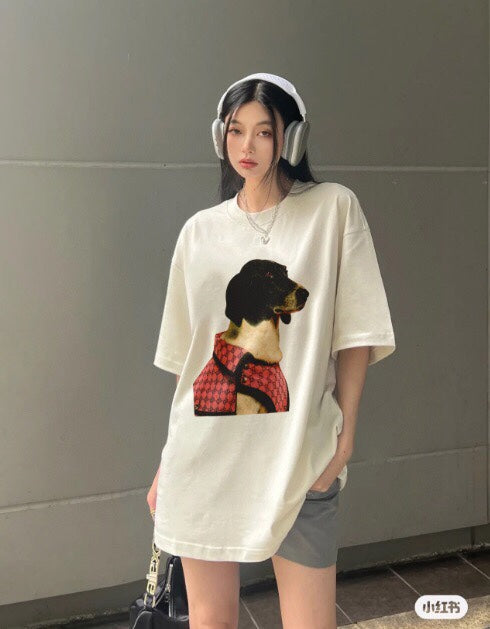 Gucci Dog Print T-Shirt - Phantom Kicks