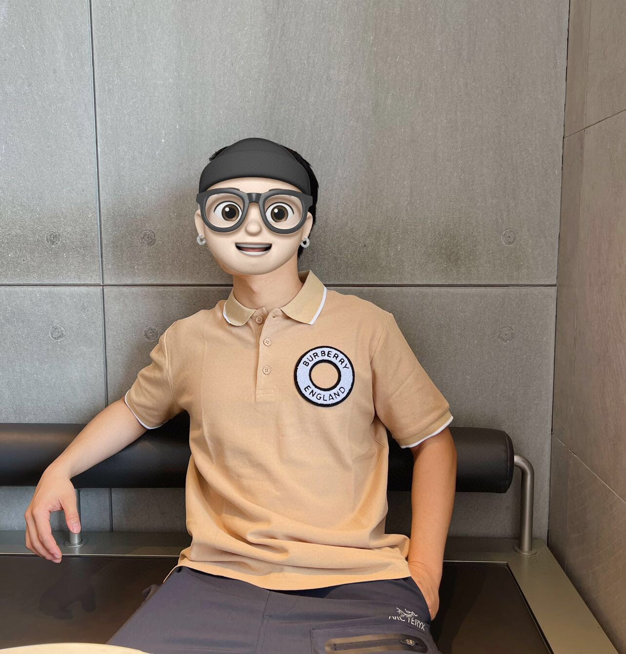 Burberry Textured Polo Shirt in Beige - Phantom Kicks