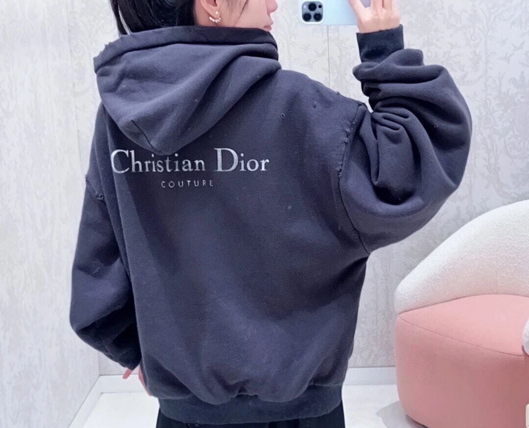 Dior Black Hoodie - Phantom Kicks