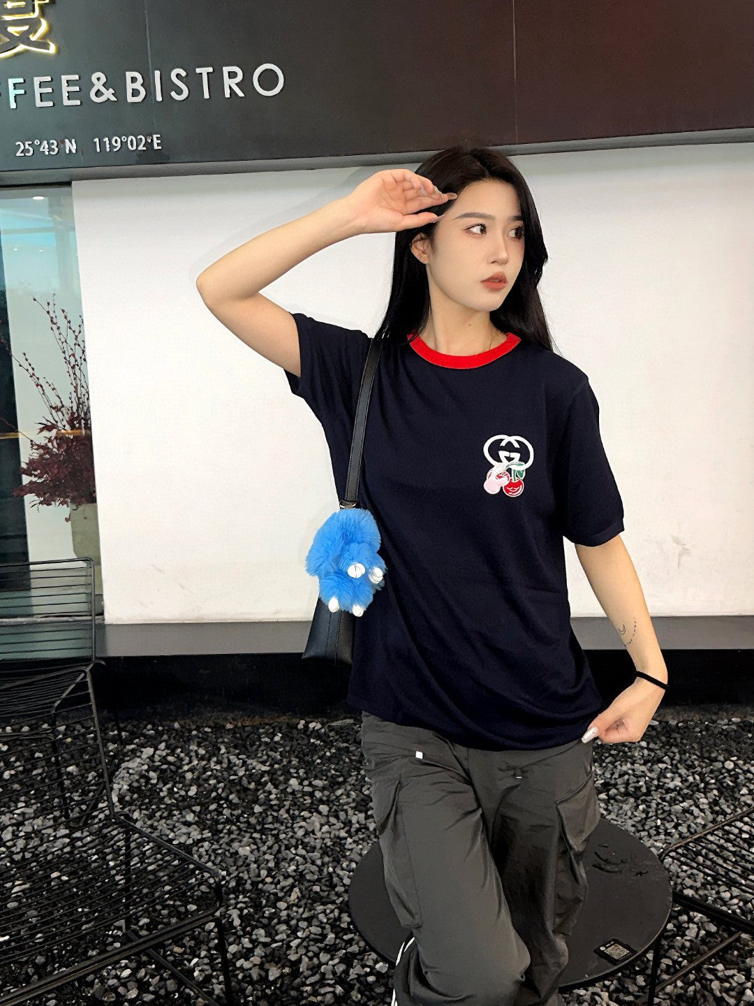 Gucci Cherry Embroidered T-Shirt - Phantom Kicks