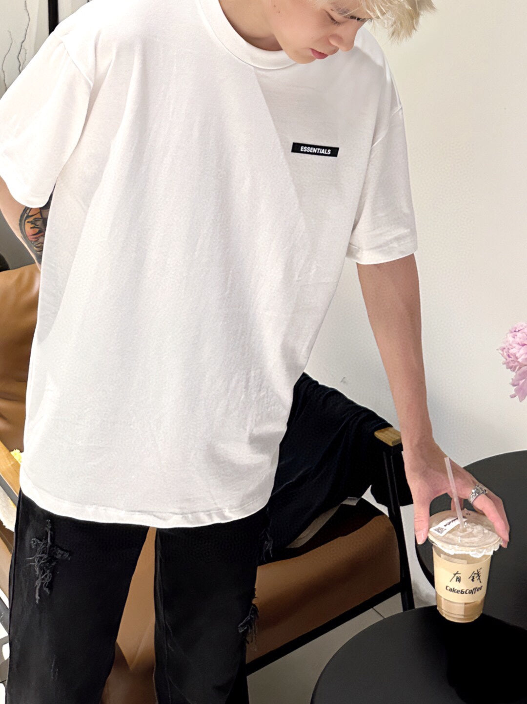 Fear of God Essentials Logo T-Shirt - Phantom Kicks