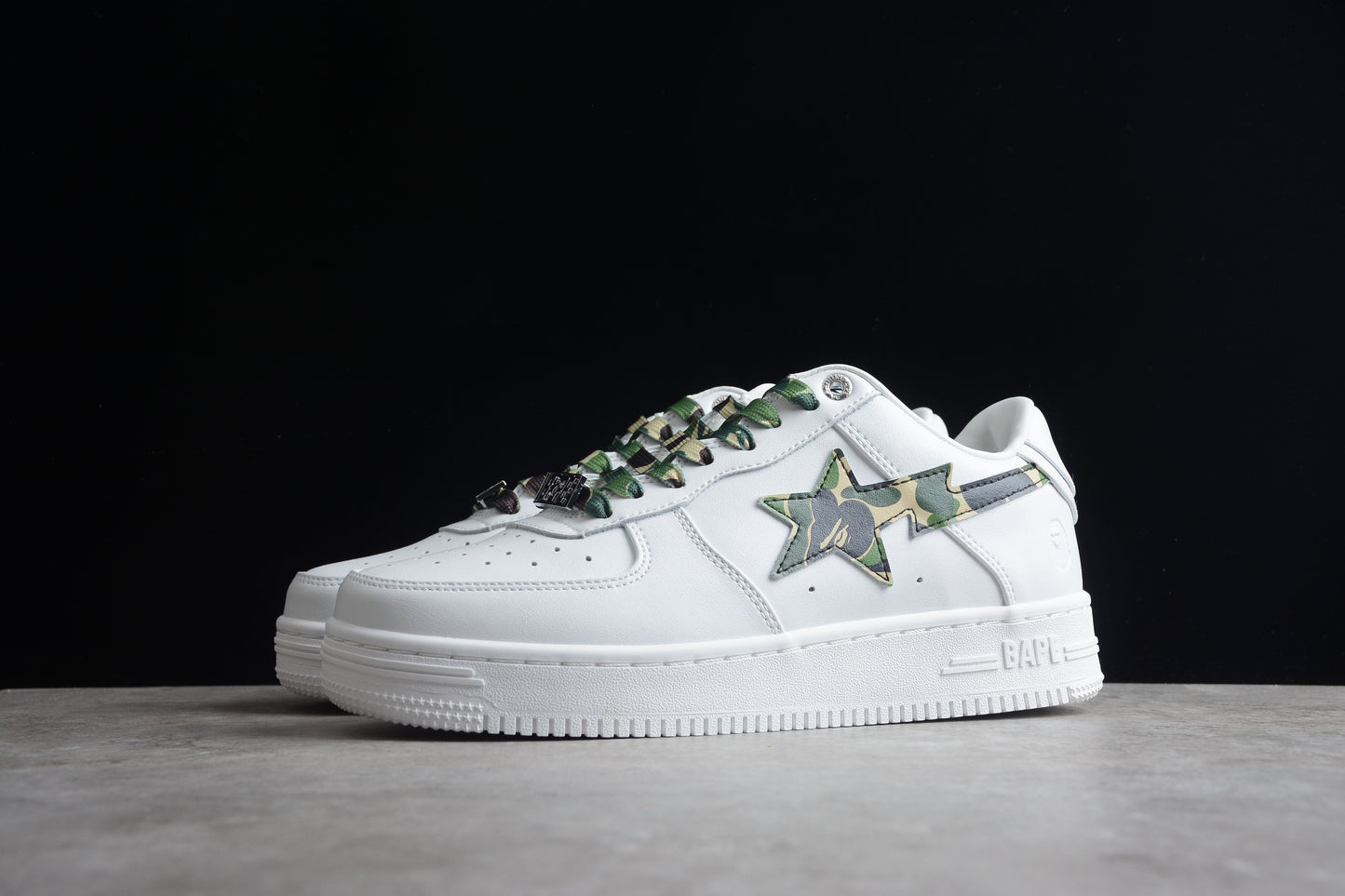 BAPE STA White Camo Edition Sneakers - Phantom Kicks