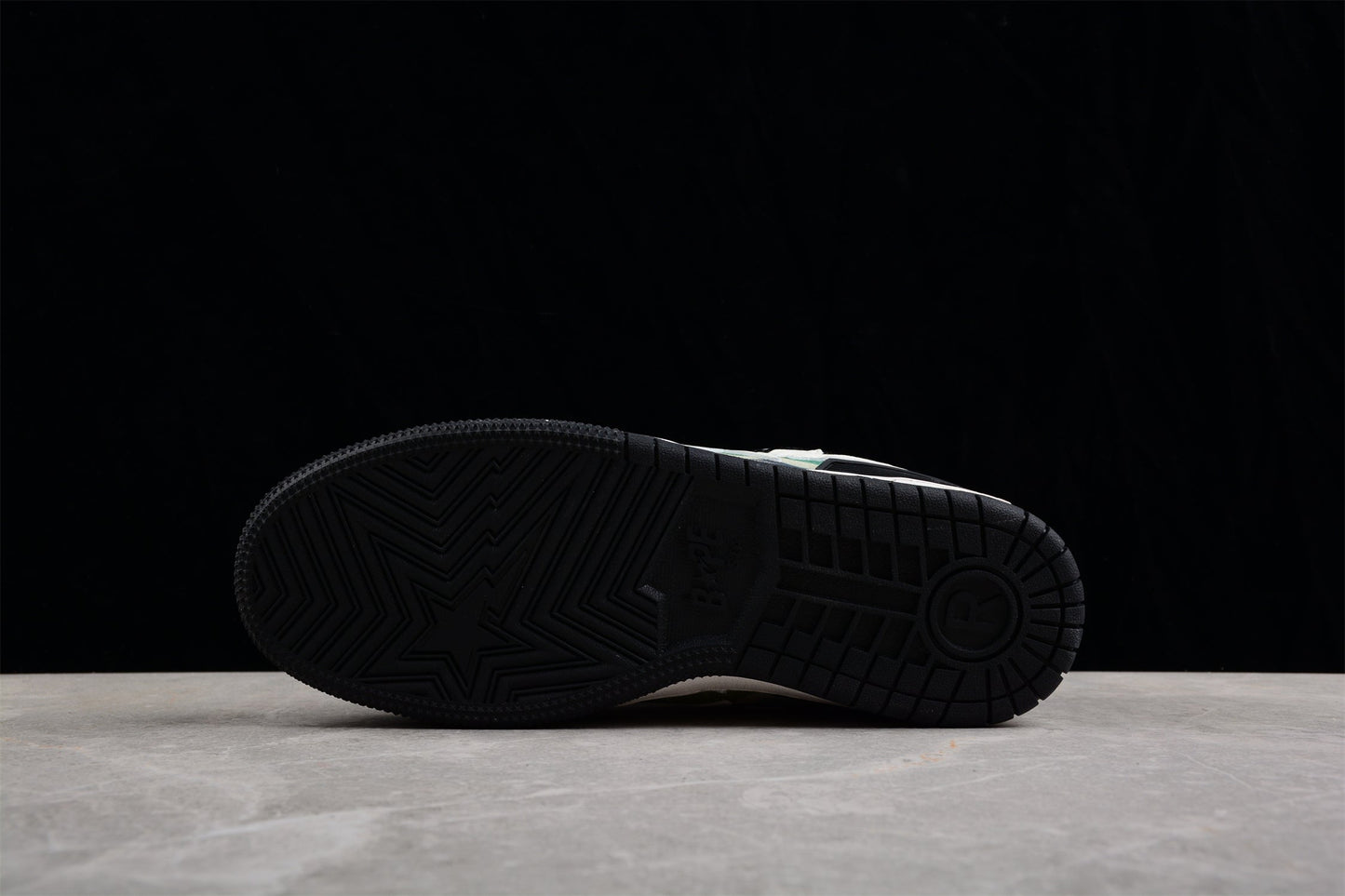 BAPE STA Low-Top Sneakers in Black, White, and Camo - Phantom Kicks