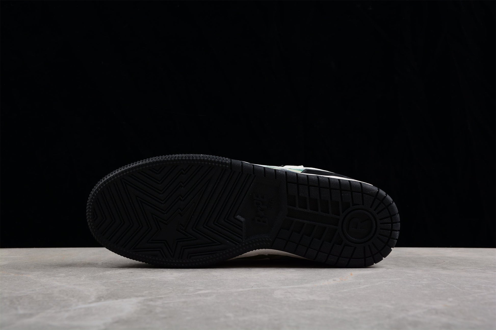 BAPE STA Low-Top Sneakers in Black, White, and Camo - Phantom Kicks