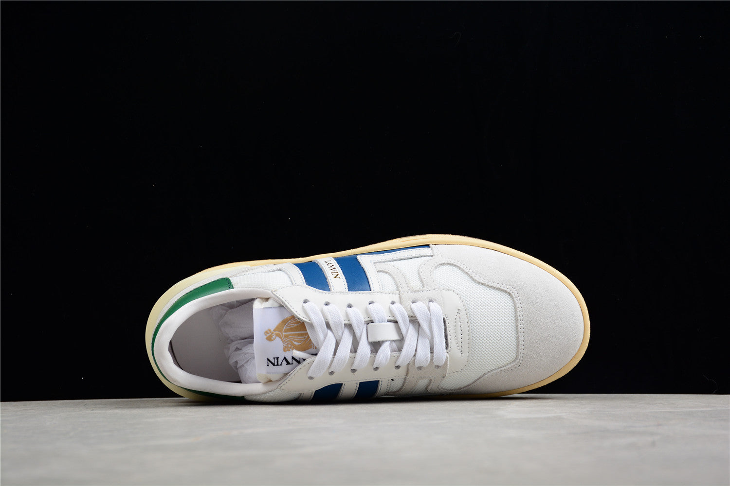 Lanvin Mesh and Suede Sneakers - Phantom Kicks
