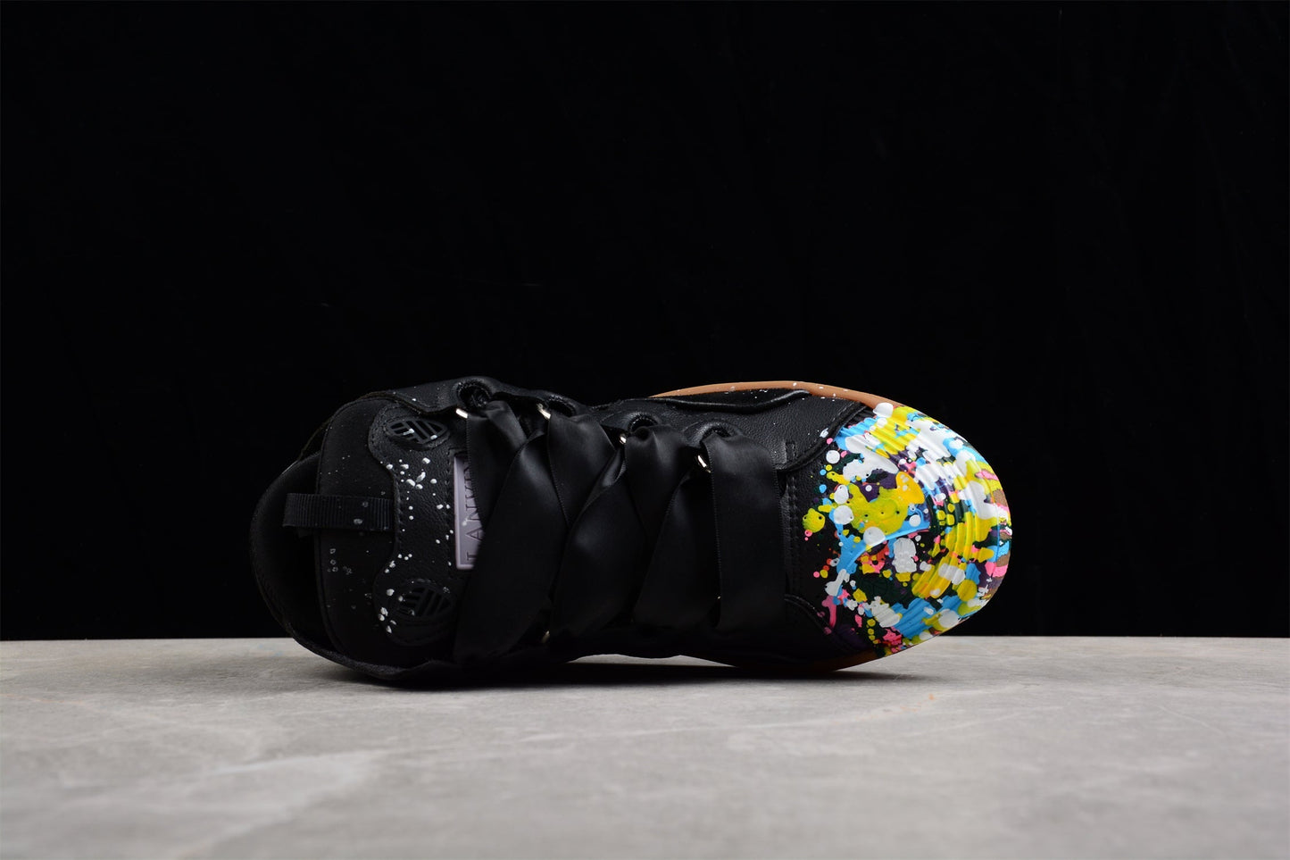 Black Multicolor Low Top Sneakers - Phantom Kicks