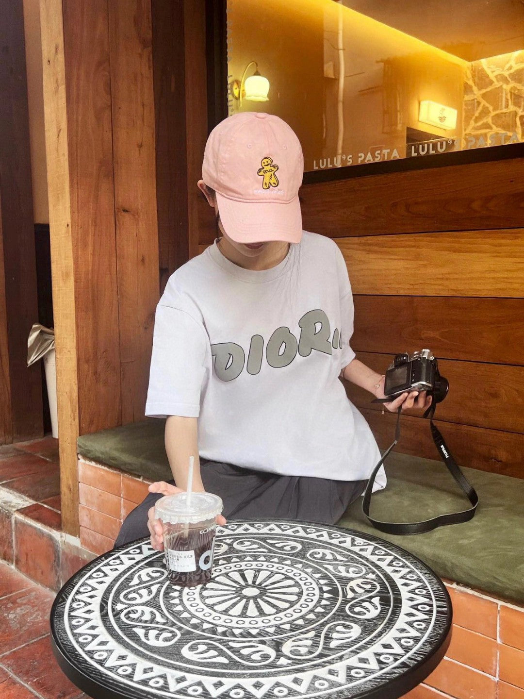 Dior Oversized Grey Logo White T-Shirt - Phantom Kicks
